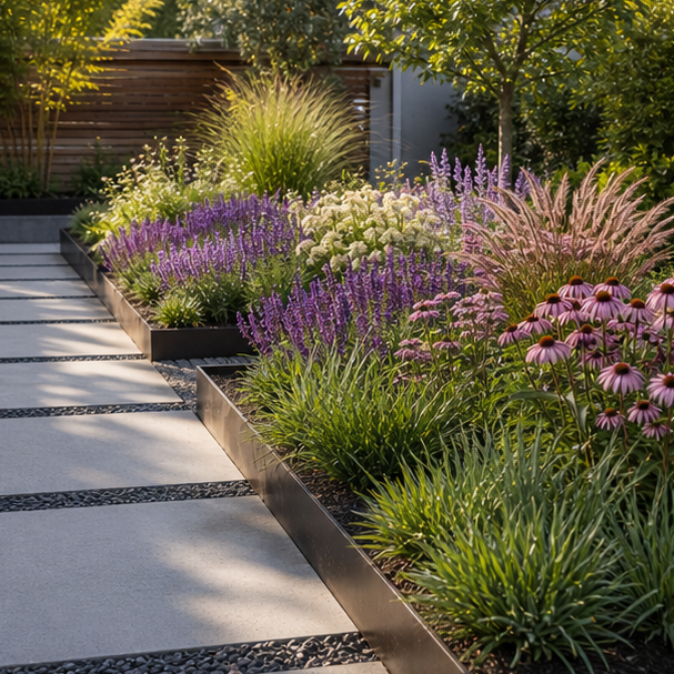 Perennial Garden Ideas modern lines