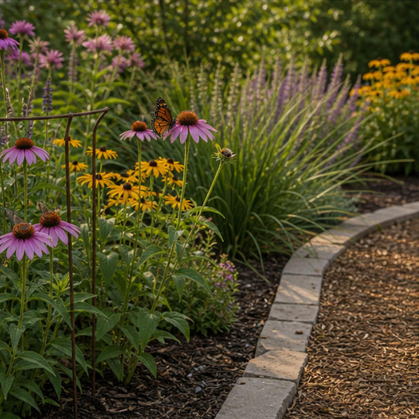 Pollinator Garden Ideas materials and planting
