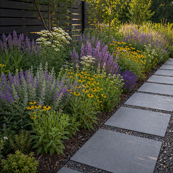 Pollinator Garden Ideas modern lines