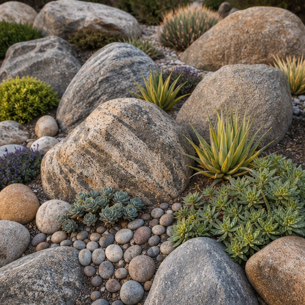 Rock Garden Ideas materials and planting
