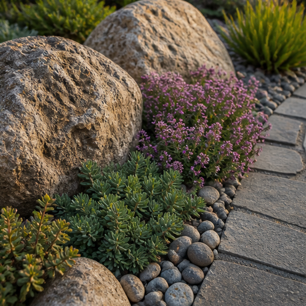 Rock Garden Ideas stone texture
