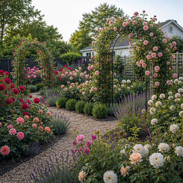 Rose Garden Ideas layout view