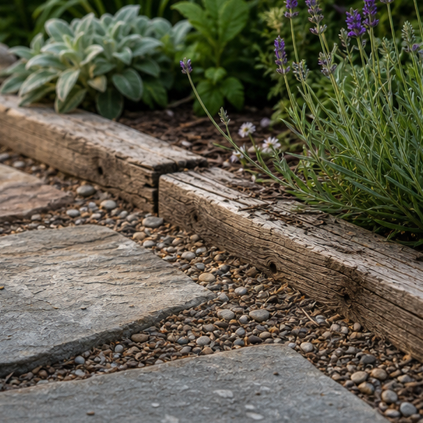 Rustic Garden Ideas stone texture