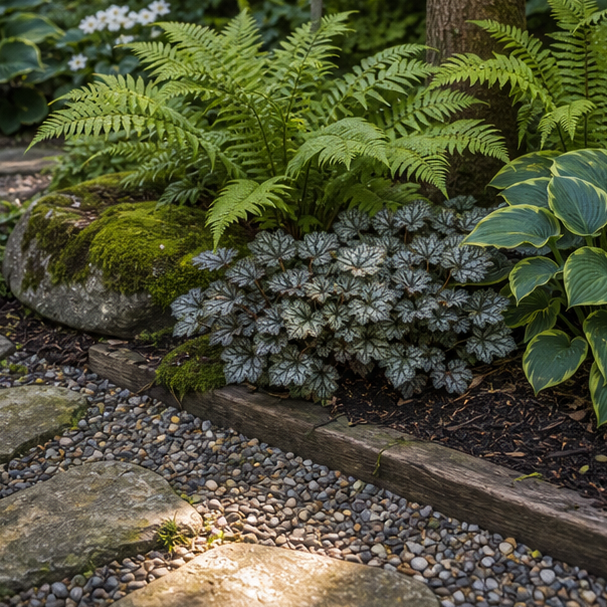 Shade Garden Ideas materials and planting