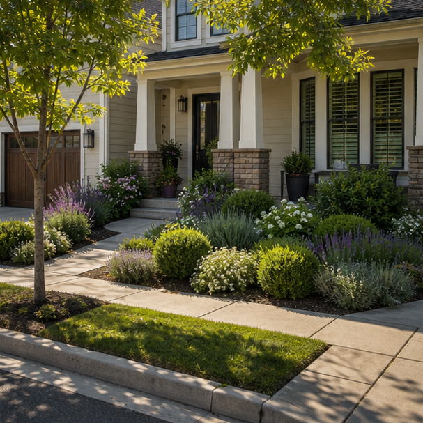 Small Front Garden Ideas yard setting