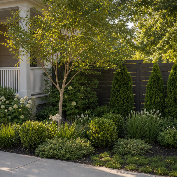 Small Front Garden Ideas privacy edge