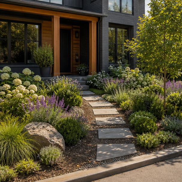 Small Front Garden Ideas alternate direction