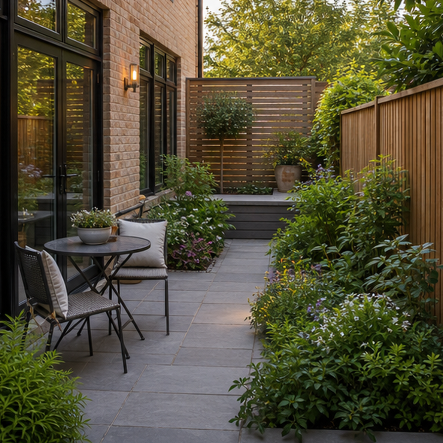 Small Garden Ideas in a real setting