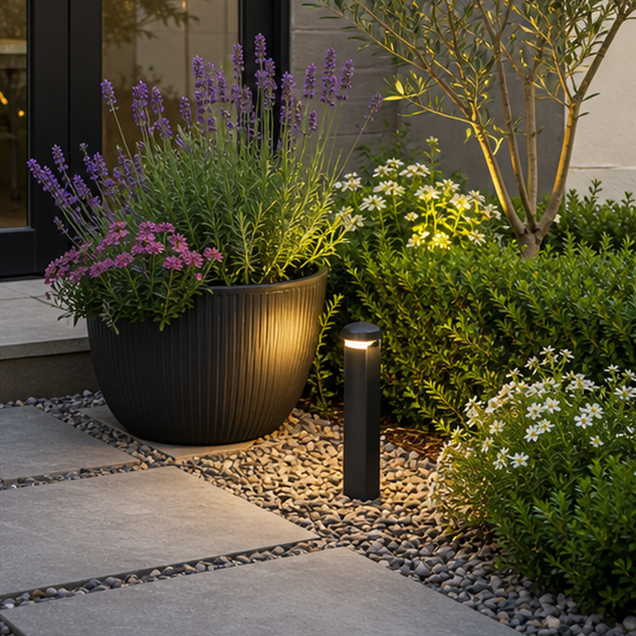Small Garden Ideas planting and material detail