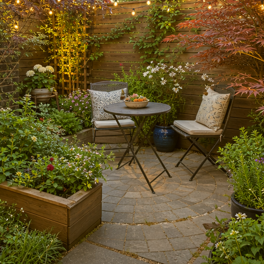 Small Garden Ideas lighting idea