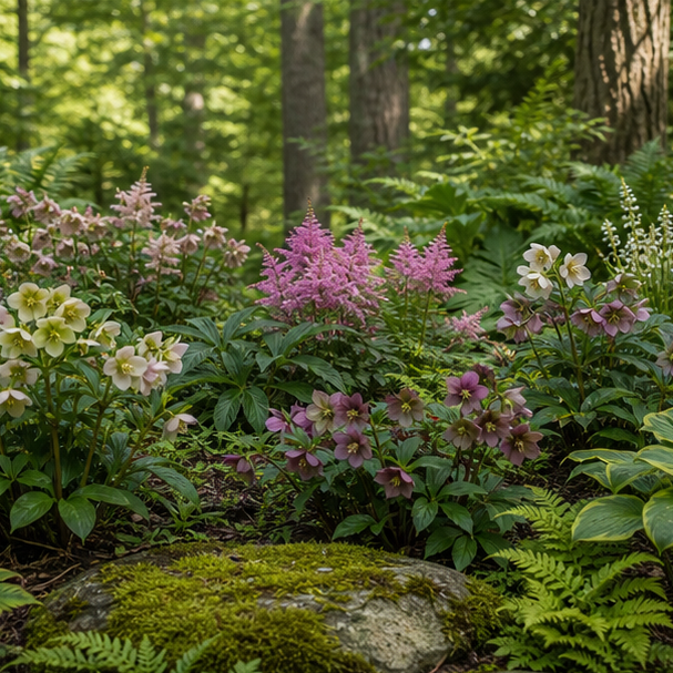 Woodland Garden Ideas seasonal color