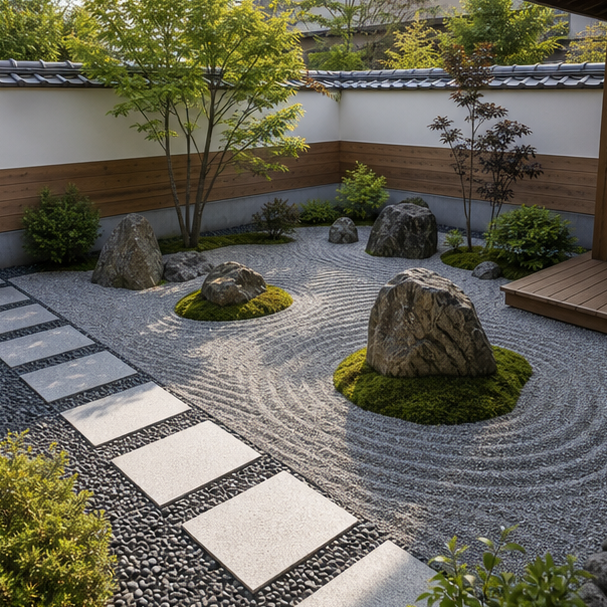 Zen Garden Ideas layout view