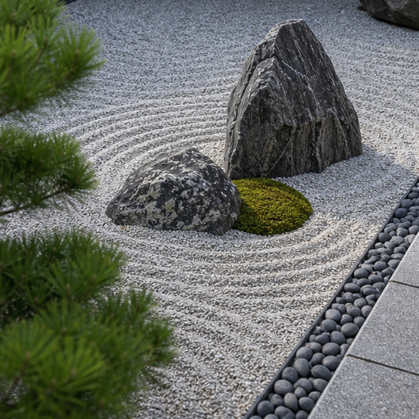Zen Garden Ideas materials and planting