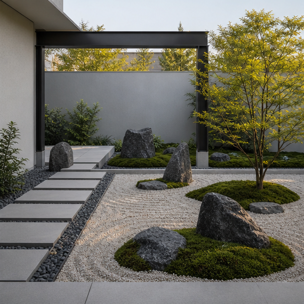 Zen Garden Ideas modern lines
