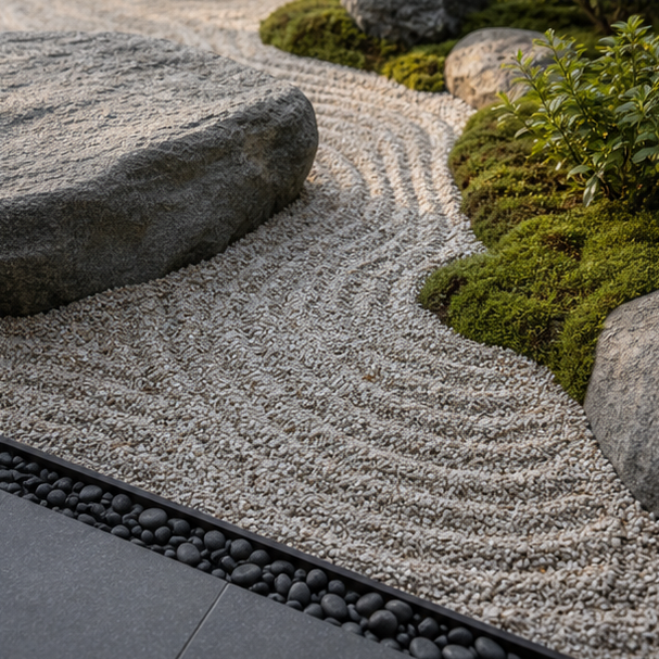 Zen Garden Ideas stone texture